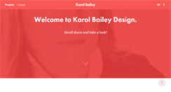 Desktop Screenshot of karolbaileydesign.com